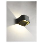 Ansell LED Vægbelysning Gila Grafit 11W 512lm - 830 varm hvid | IP55