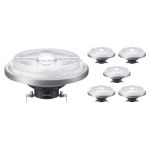 Fordelspakke 6x Philips MASTER LED Spot G53 AR111 10.8W 600lm 9D - 927 ekstra varm hvid | bedste farvegengivelse - dæmpbar - erstatter 50W