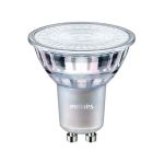 Philips MASTER Value LED Spot GU10 PAR16 3.7W 370lm 60D - 940 Kold Hvid | Bedste Farvegengivelse - Dæmpbar - Erstatter 50W