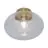 It's about RoMi Loftlampe Brussels Glas Guld | Egnet til 1x E27 