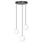 Emibig Pendel Lampe Royal Stål Sort | Egnet til 3x E14 - Max 10W
