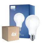 Fordelspakke 4x Philips Classic LED Pære E27 Pære matt 17.5W 2452lm - 827 ekstra varm hvid | erstatter 150W