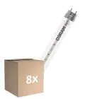 Fordelspakke 8x Osram LED Lysrør T8 Fluora (EM/Mains) Standard Output 15W 1150lm - 825 Ekstra Varm Hvid | 120cm - Erstatter 36W